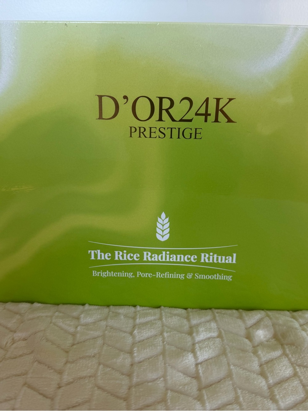 D'OR24K Prestige The Rice Radiance Ritual - Brightening Skincare (Green)